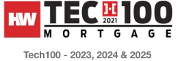 HousingWire Tech 100 Mortgage 2023, 2024, 2025 award